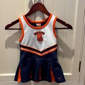 Nike Syracuse 3T Navy and Orange Cheer Dress